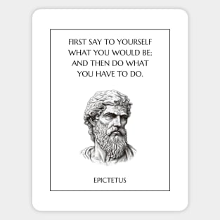 Epictetus Stoic Quote Magnet